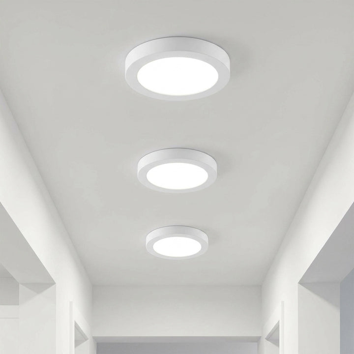 PANEL 15W ROUND 4000K- 3Y WARRANTYPanel Outdoor Decor