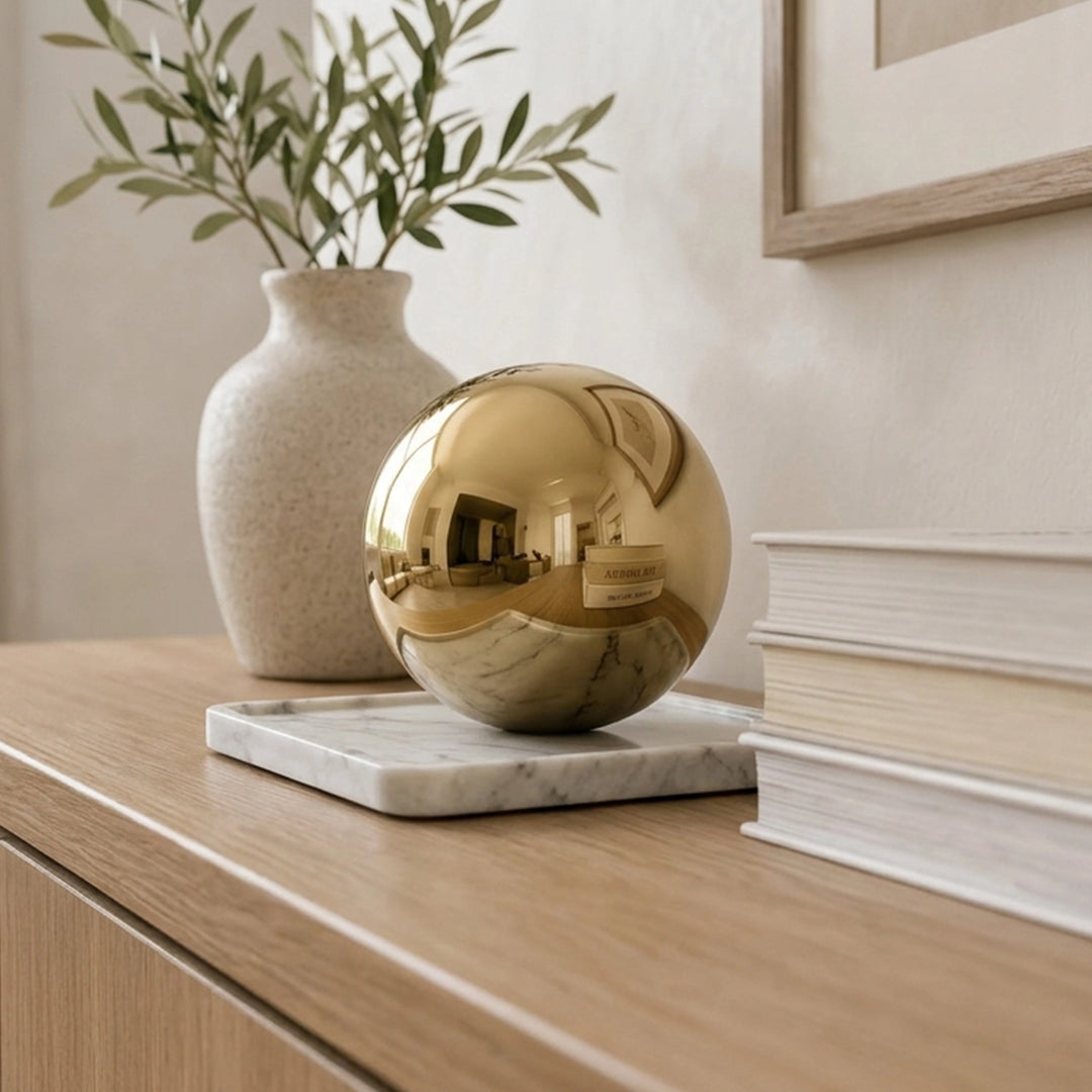 HOME DECOR SPHERE Φ12.5*11.5CM CERAMIC