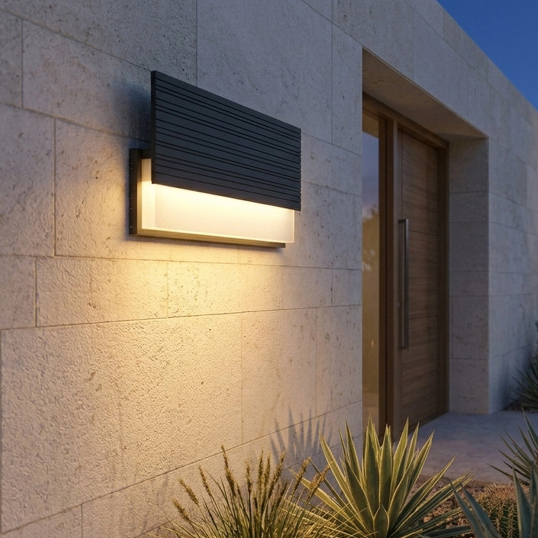 OUTDOOR OSRAM LED 20W 3000K 400X166X63 D.GREY