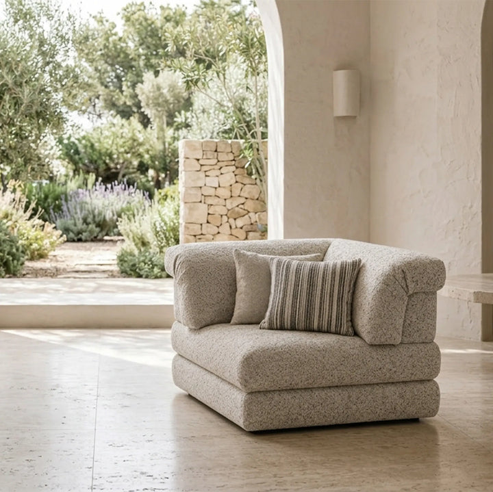 COCO CORNER SOFA 104x104x80CM, BEIGE