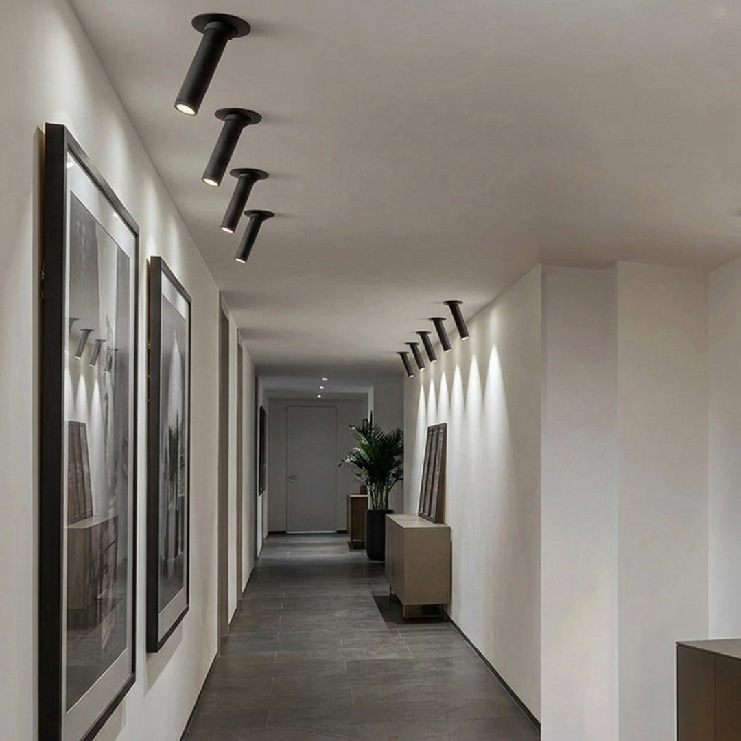 CEILING LAMP LED 6W D68*300 BK DIM Spot Light