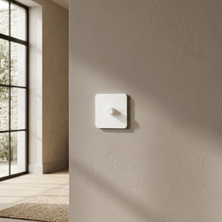 Lisse 1G 2W Universal 100W/VA LED Dimmer WH Switch