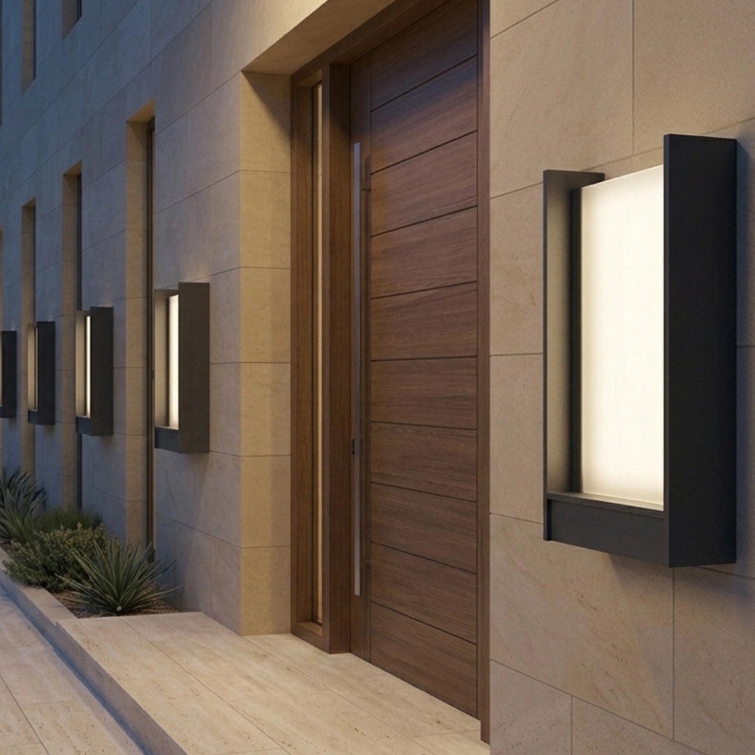 OUT DOOR OSRAM  LED 20W  3000K 80x175x300 D.Grey استاند