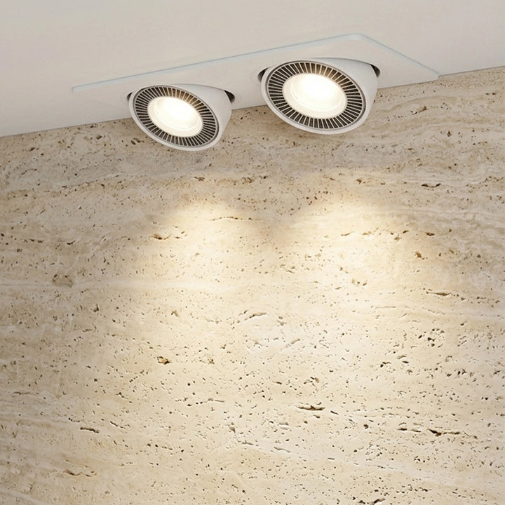 COB  2*7W /2  WH 190*95M  AN 18° 3000K- سبوت لايت