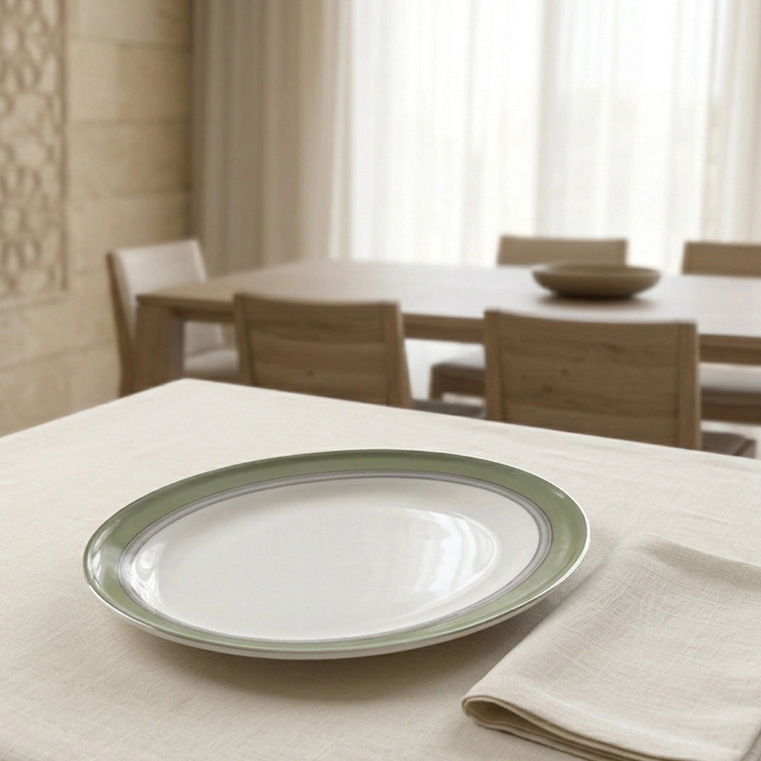 JASMINE OVAL PLATE 