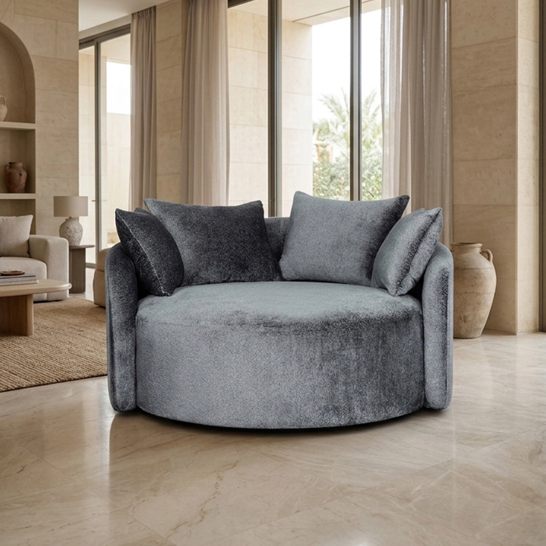 SABRINA LOVE CHAIR GREY