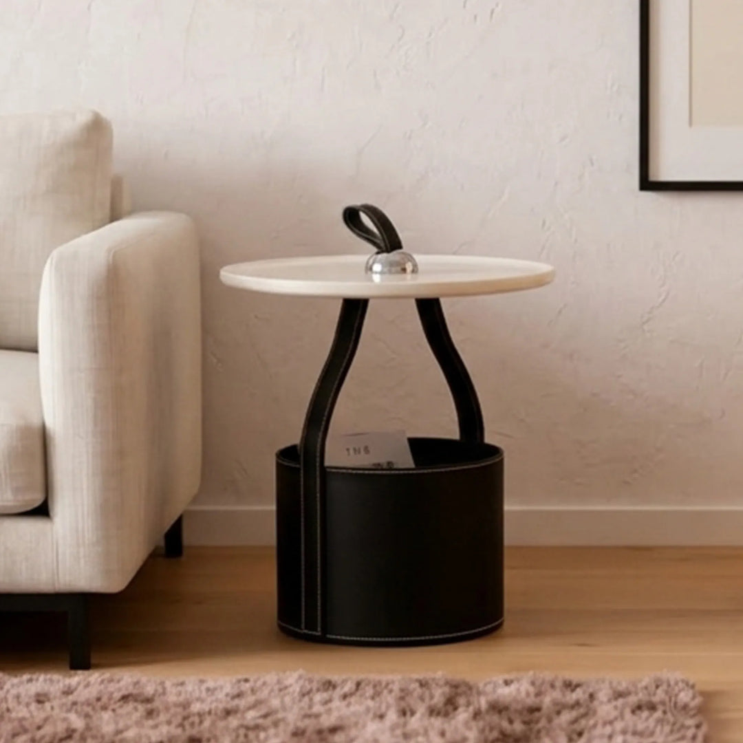 RENEE SIDE TABLE 45 X50CM BLACK