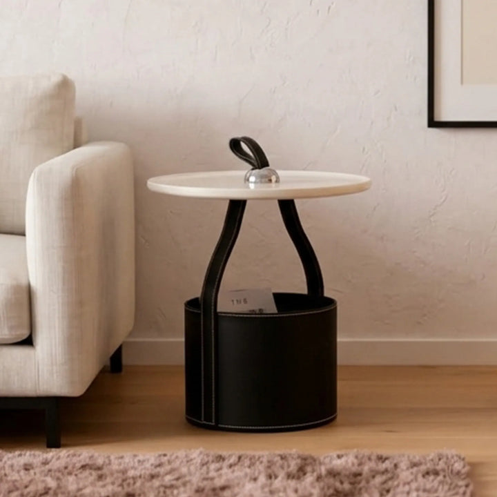 RENEE SIDE TABLE 45 X50CM BLACK