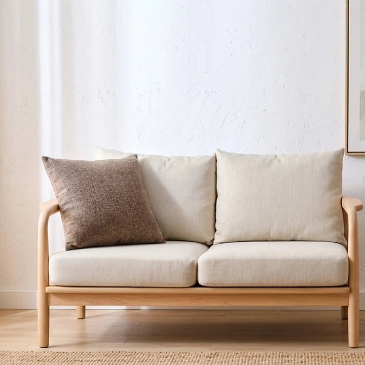 TWILL CUSHION 47CM X47CM GREYISH-BROWN