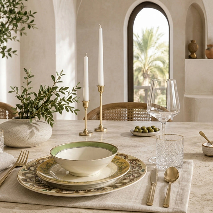 JASMINE DINNER SET OF 18 PCS 