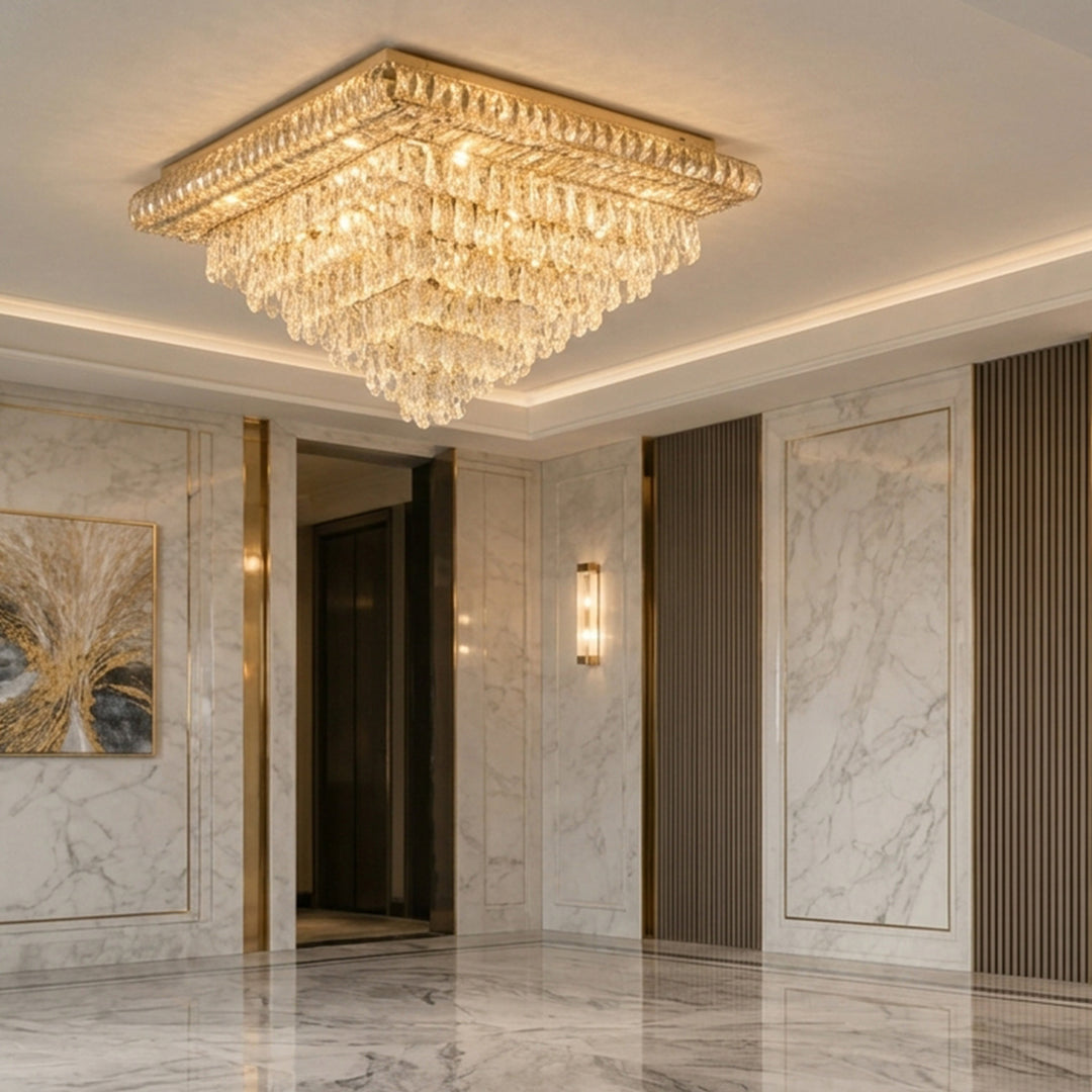 Pendant Light E14×20 Lamp - Gold