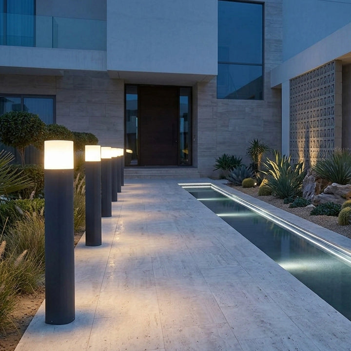 OUTDOOR E27 23w /800 Dark Gray -Stand