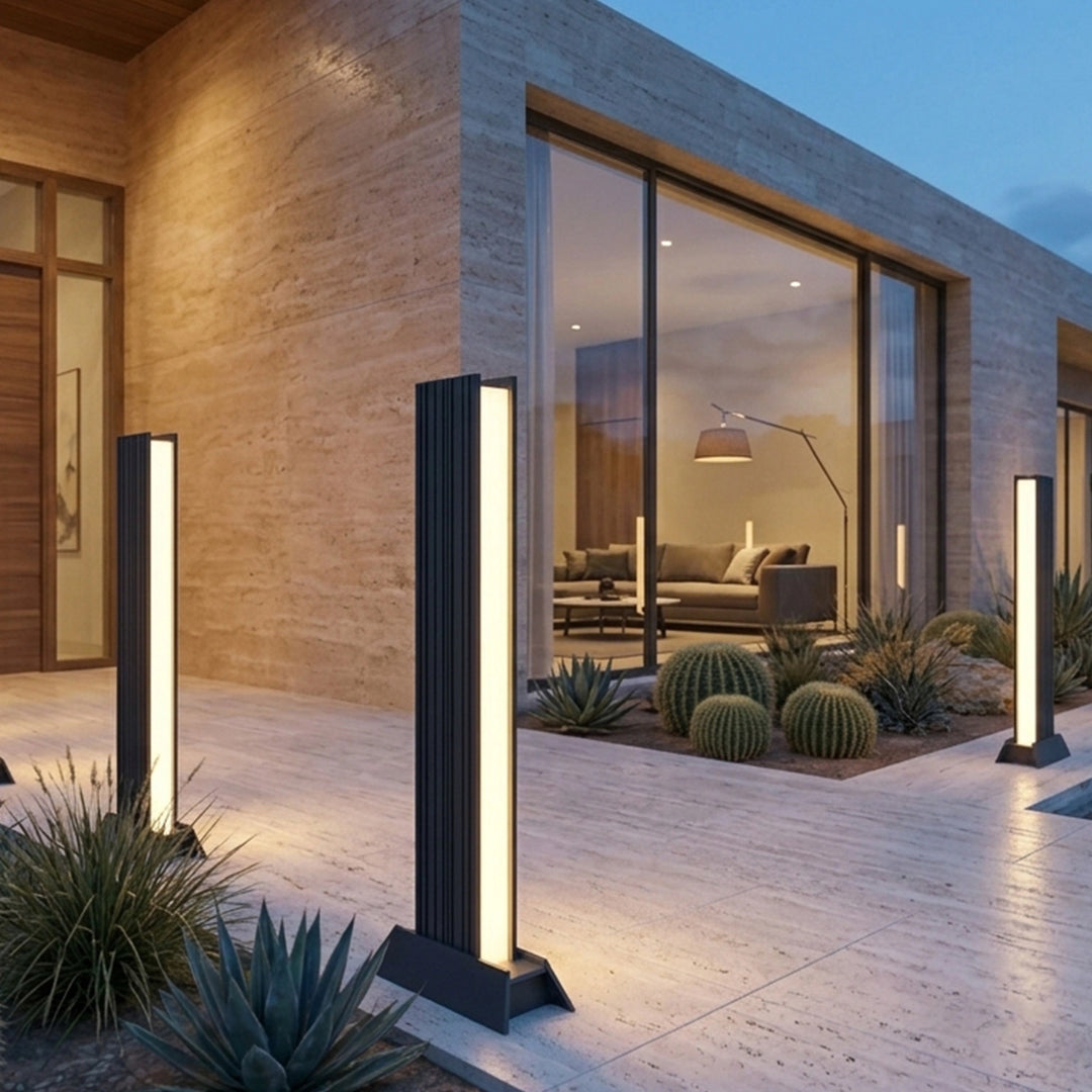 OUTDOOR OSRAM LED 20W 3000K 265x90x800 D.Grey Stand