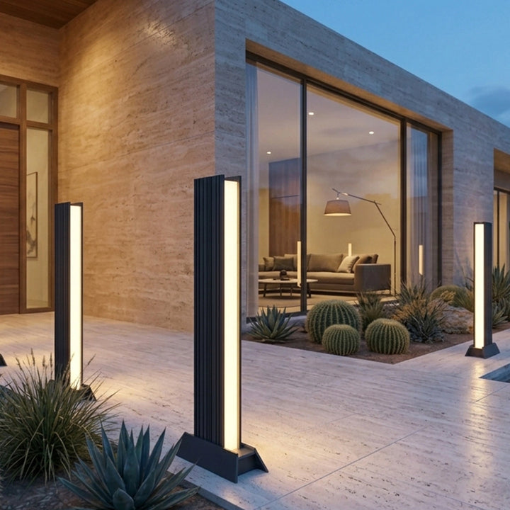 OUTDOOR OSRAM LED 20W 3000K 265x90x800 D.Grey Stand