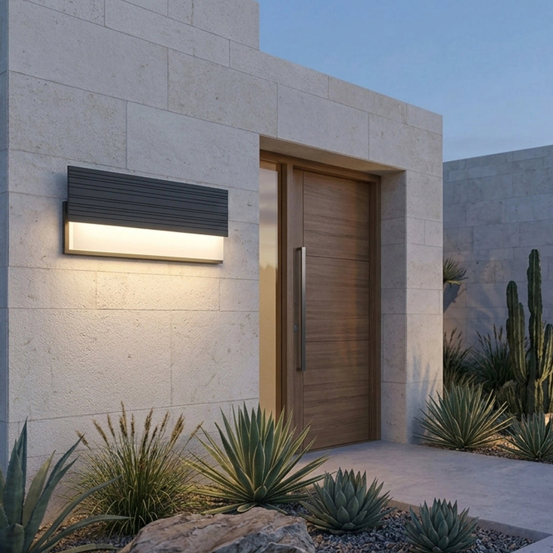 OUTDOOR OSRAM LED 20W 3000K 400X166X63 D.GREY