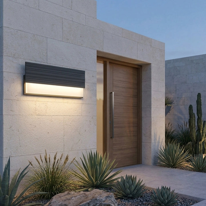 OUTDOOR OSRAM LED 20W 3000K 400X166X63 D.GREY