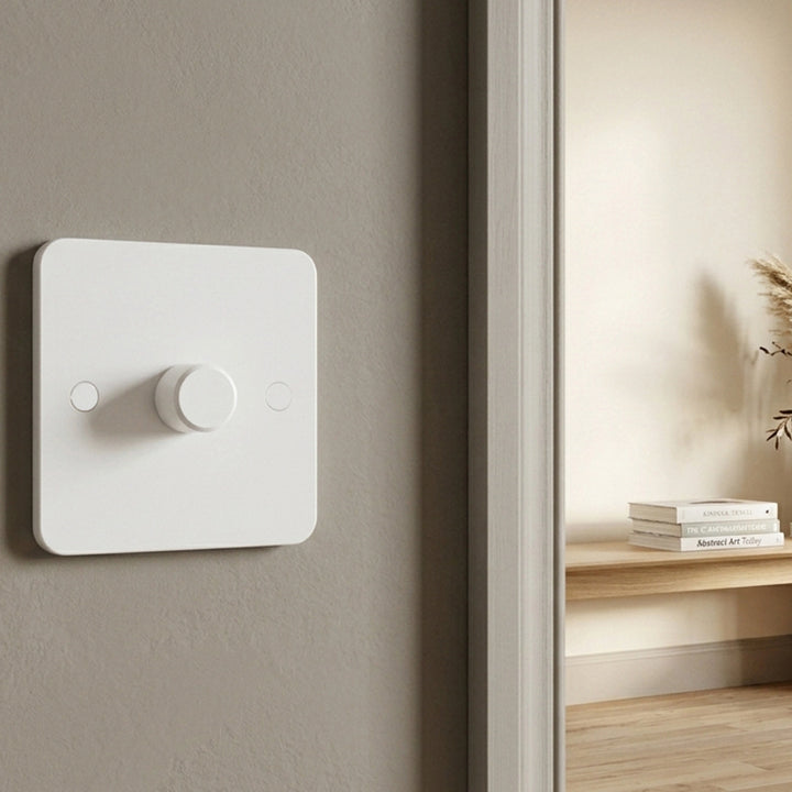 Lisse 1G 2W Universal 100W/VA LED Dimmer WH Switch