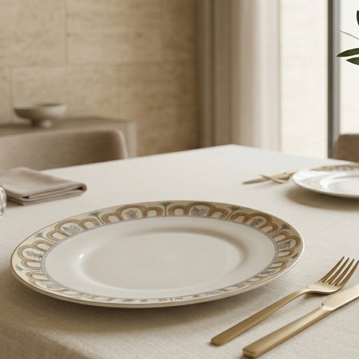 JASMINE ROUND COUP PLATE  