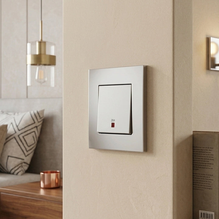 VIVACE -20A 250V 1G DP SW W/ NE &amp; E, AS Switch 