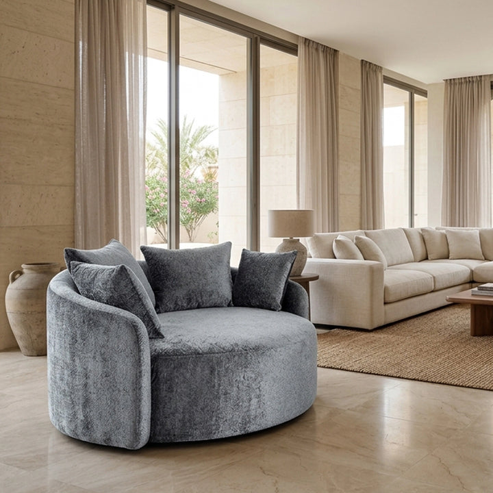 SABRINA LOVE CHAIR GREY