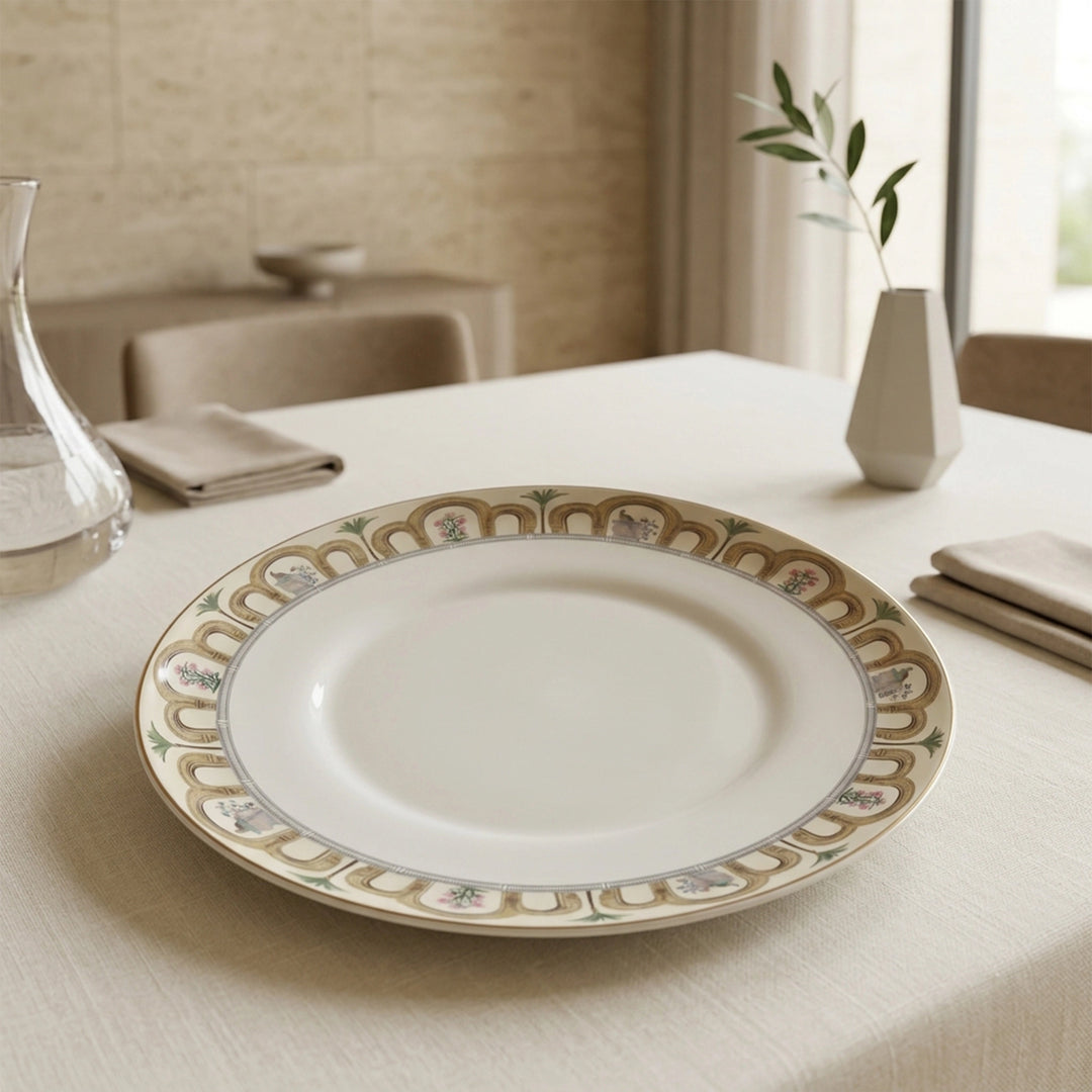 JASMINE ROUND COUP PLATE  