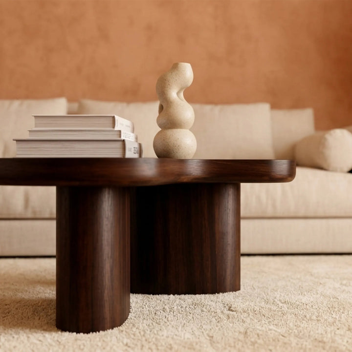 ALSTON COFFEE TABLE 90 X30CM / SMOKED OAK
