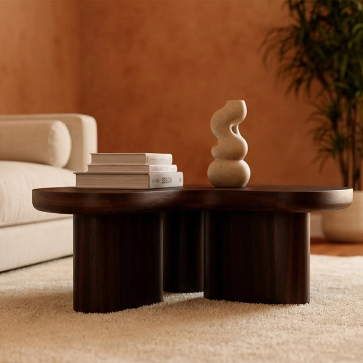 ALSTON COFFEE TABLE 90 X30CM / SMOKED OAK
