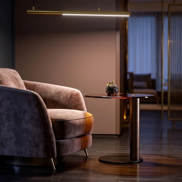 DION SIDE TABLE D55x50CM, AMBER