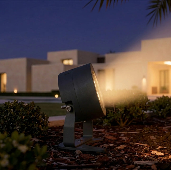 LED GARDEN LIGHT 30W DARK GREY 240V 3000K