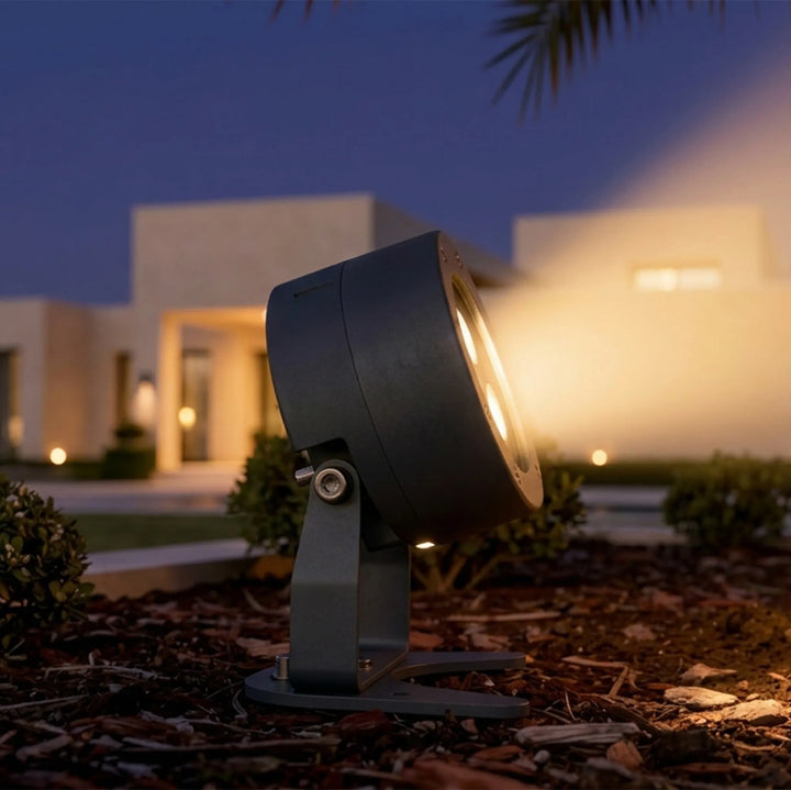 LED GARDEN LIGHT 30W DARK GREY 240V 3000K