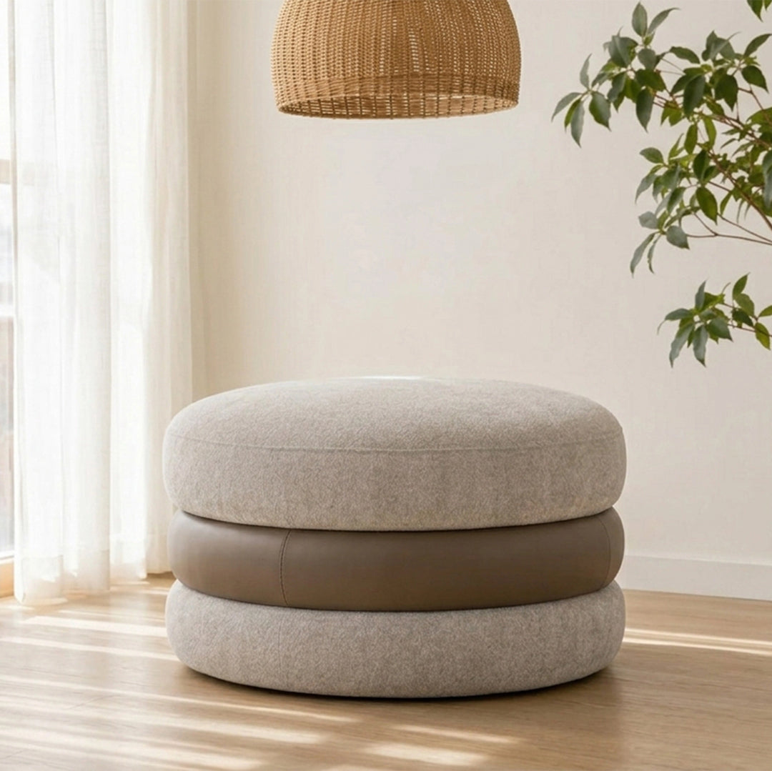 ALREZA OTTOMAN 80x44CM BROWN