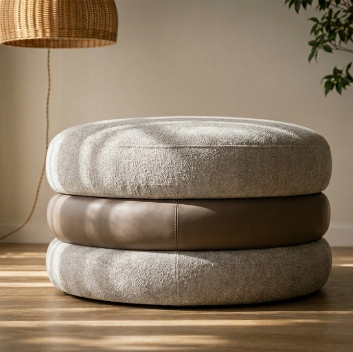 ALREZA OTTOMAN 80x44CM BROWN