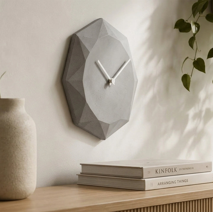 WALLL CLOCK 38*4.5*38CM RESIN+IRON Wall