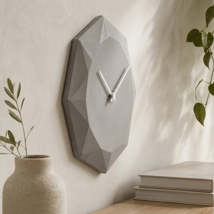 WALLL CLOCK 38*4.5*38CM RESIN+IRON Wall