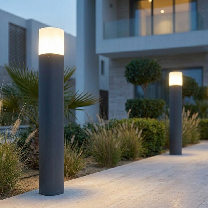 OUTDOOR E27 23w /800 Dark Gray -Stand