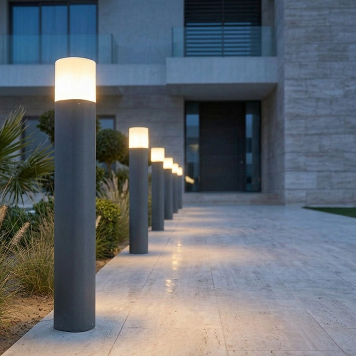 OUTDOOR E27 23w /800 Dark Gray -Stand