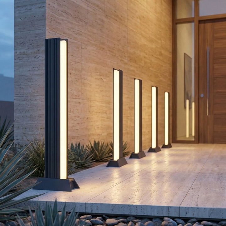 OUTDOOR OSRAM LED 20W 3000K 265x90x800 D.Grey Stand