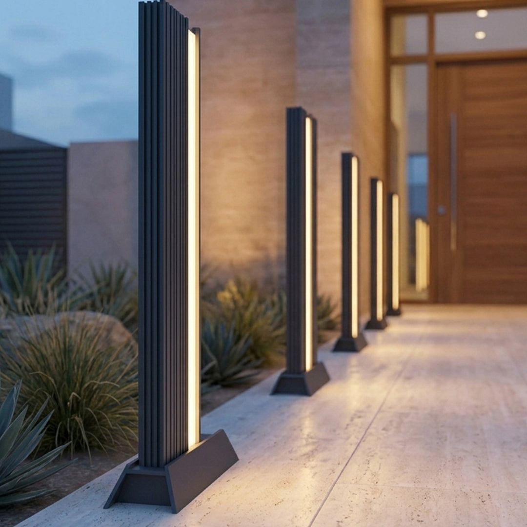 OUTDOOR OSRAM LED 20W 3000K 265x90x800 D.Grey Stand