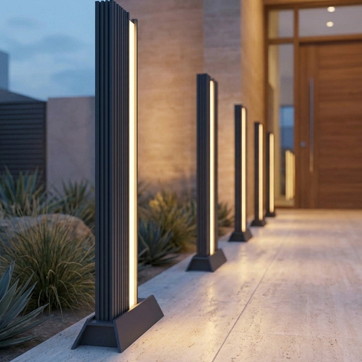 OUTDOOR OSRAM LED 20W 3000K 265x90x800 D.Grey Stand