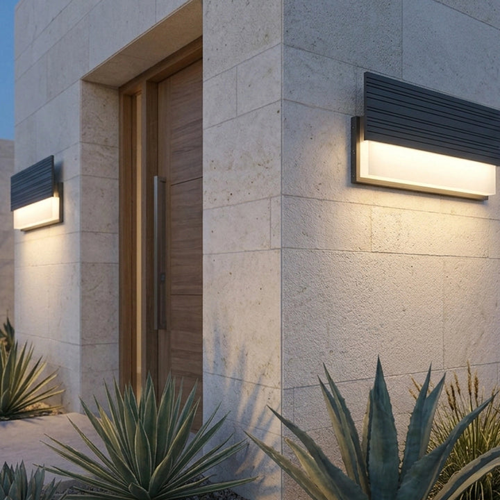 OUTDOOR OSRAM LED 20W 3000K 400X166X63 D.GREY