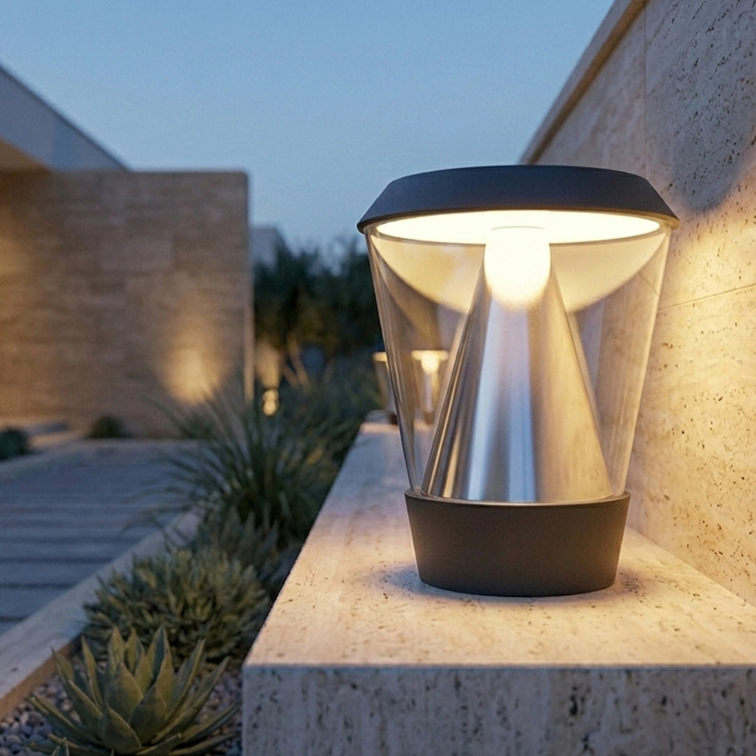 OUTDOOR OSRAM LED 13W 3000K Φ175X204 D.GREY