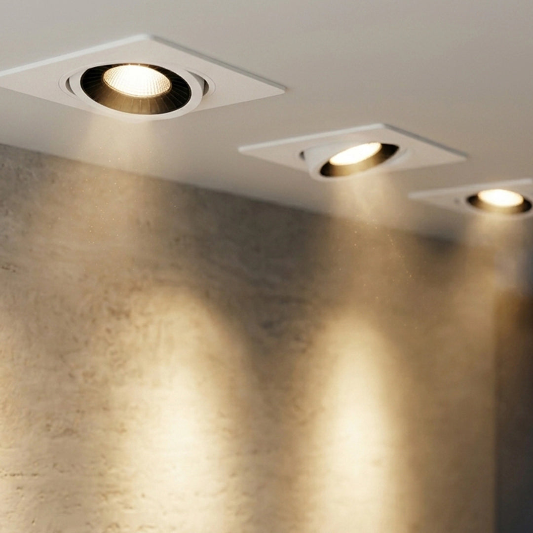 COB 3W Square WH D55M AN 18° 3000K - Spot Light