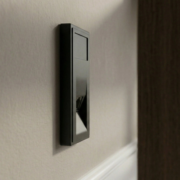 Ultimate - slimline RJ11 TELEPHONE socket - 1 gang -BKDimmer Phone