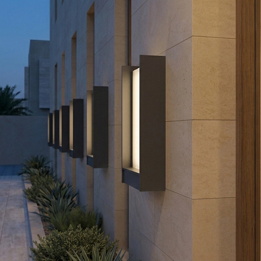OUT DOOR OSRAM  LED 20W  3000K 80x175x300 D.Grey استاند