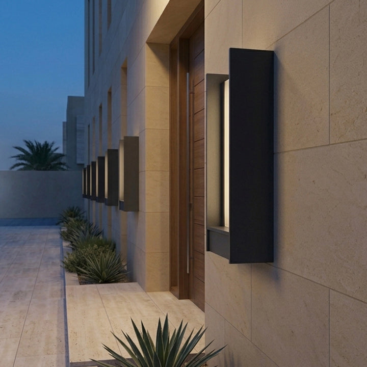OUT DOOR OSRAM  LED 20W  3000K 80x175x300 D.Grey استاند