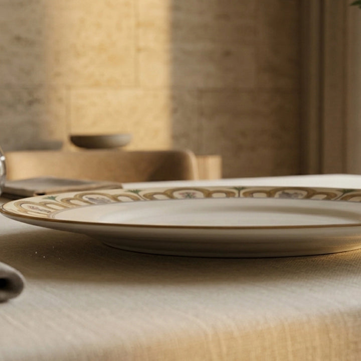 JASMINE ROUND COUP PLATE  