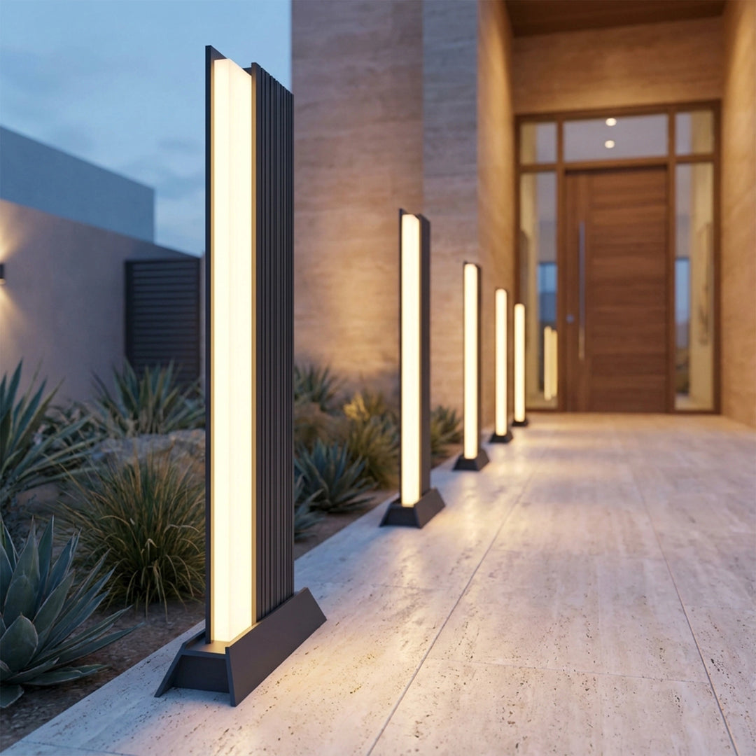 OUTDOOR OSRAM LED 20W 3000K 265x90x800 D.Grey Stand