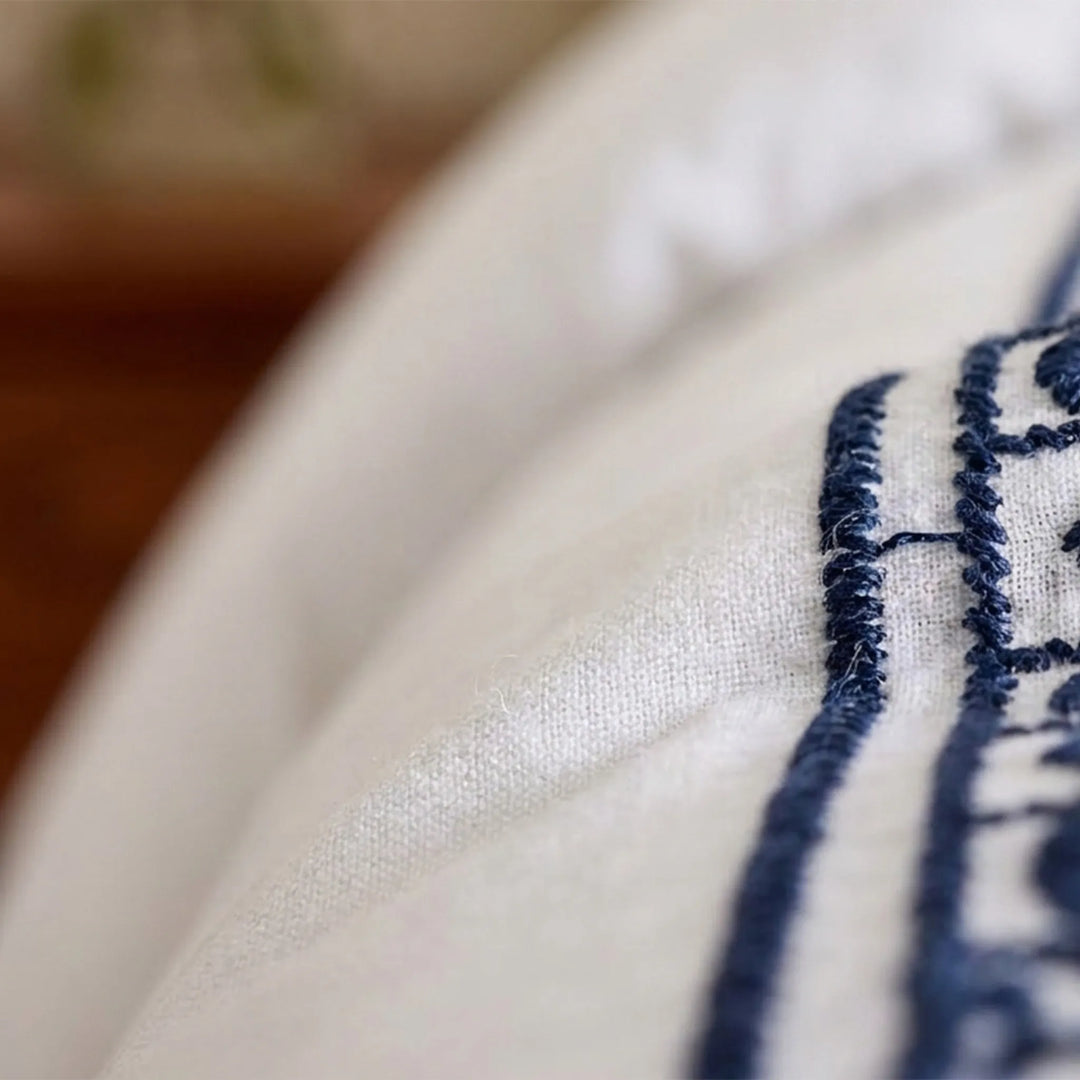 LOEWS KING 1PC COMFORTER 260*240CM FILLING 300GSM 2 PCS PILLOW CASE 50*75+5CM*2 WHT الألحفة