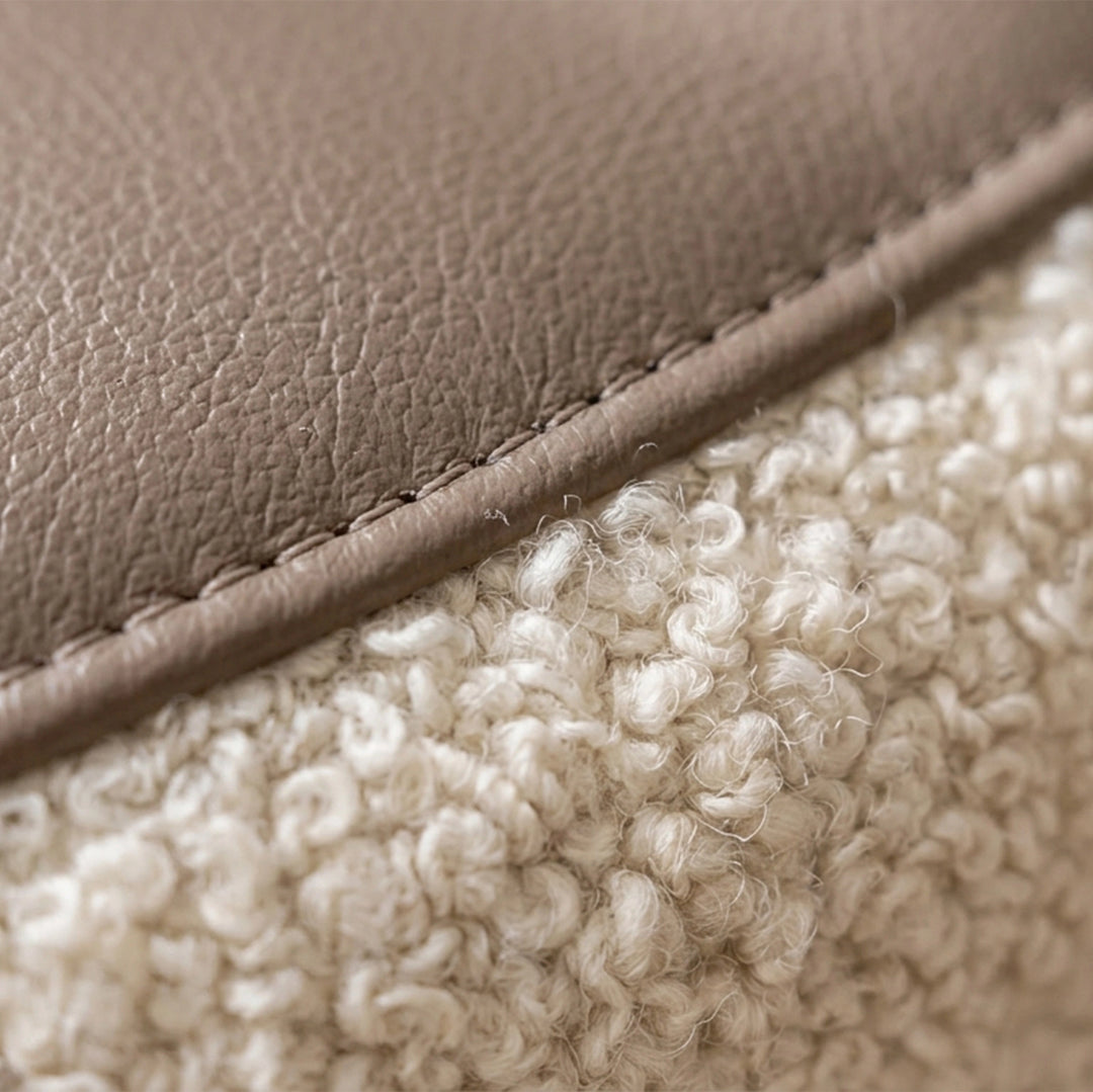 ALREZA OTTOMAN 55 X50.5CM BROWN