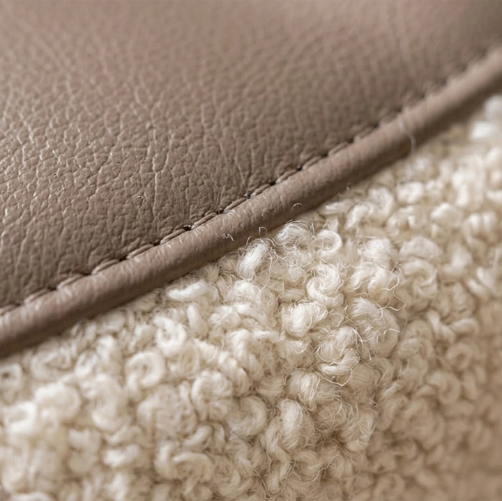 ALREZA OTTOMAN 55 X50.5CM BROWN